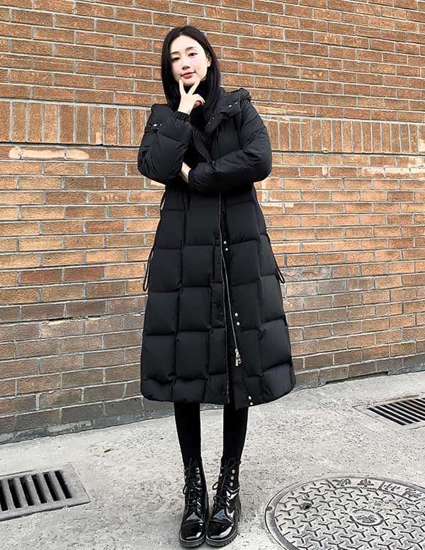 楽天市場】ダウンコート レディース ロング ベンチコート フード