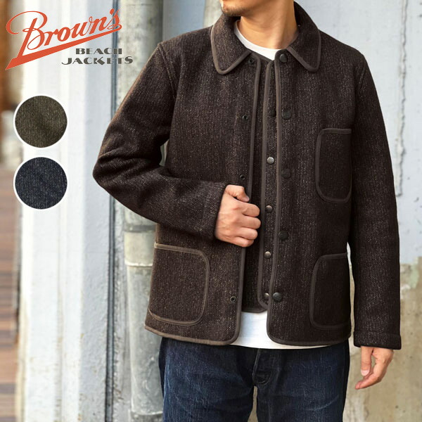 楽天市場】BROWN'S BEACH JACKET [ BBJ-003 ] ブラウンズビーチ