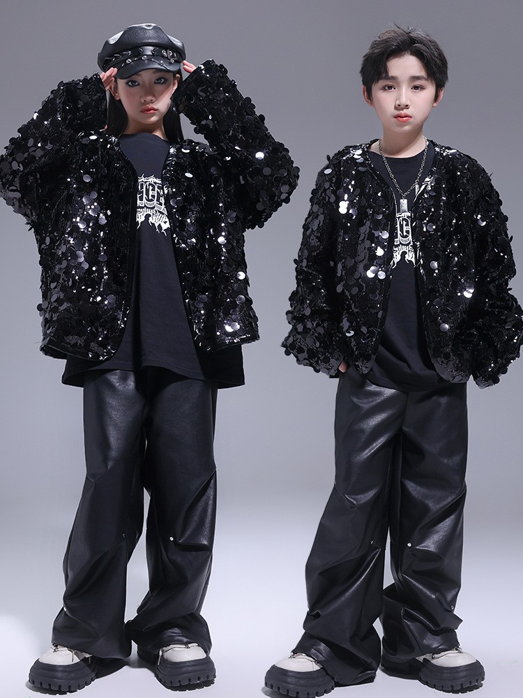 楽天市場】スパンコール キラキラ 光沢 長袖 tシャツ シャツ ブラック