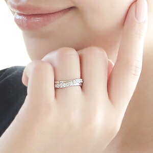 楽天市場】pt900【0.3ct】ハート＆キューピッド テンダイヤモンド