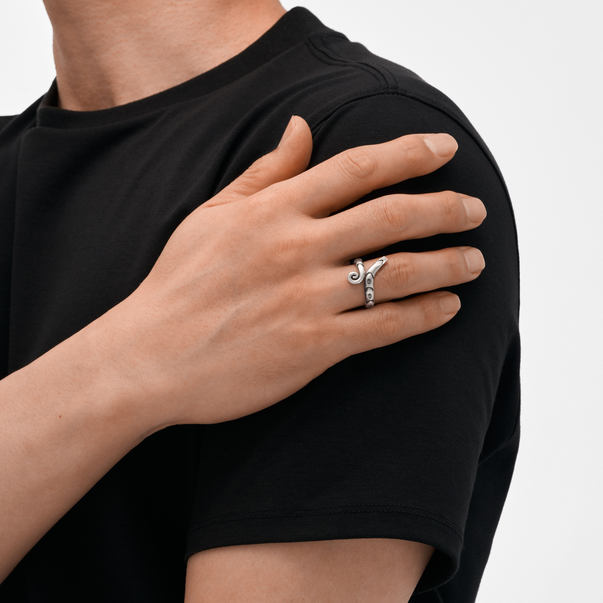 楽天市場】カレン 族 シルバー リング 7号～17号 フリーサイズ 指輪