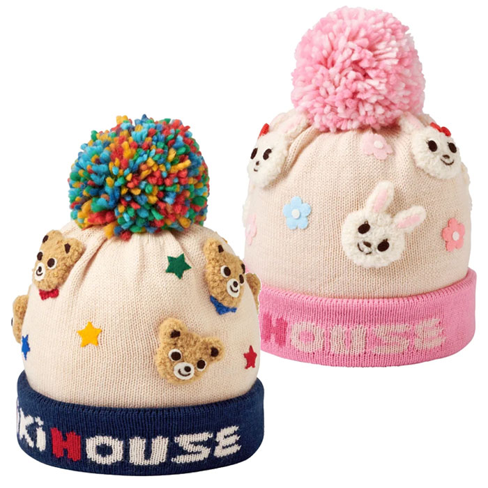 楽天市場】【MIKIHOUSE】ミキハウスプチうさ編みぐるみモチーフニット