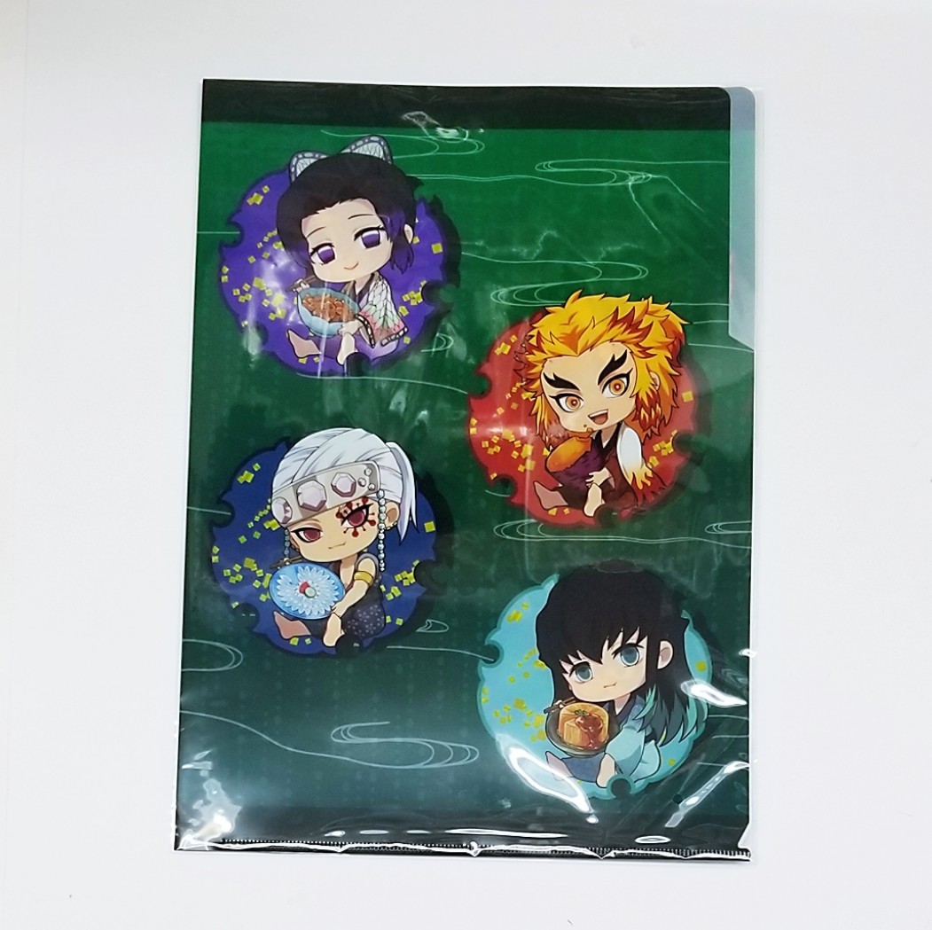 楽天市場】鬼滅の刃 クリアファイル3ポケット 【集合と柱の2セット】鬼
