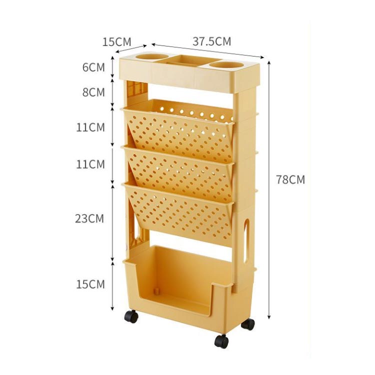 楽天市場】ファイルワゴン 5段 キャスター付き 本棚 サイドワゴン 斜め