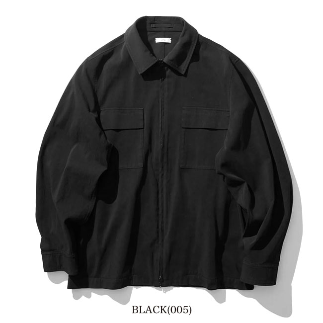 楽天市場】ATON エイトン コットンボイル サテン ジップジャケット