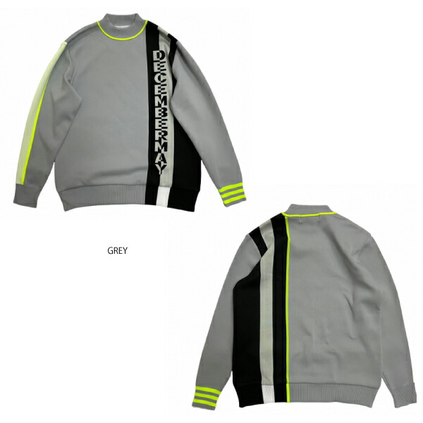 楽天市場】DECEMBERMAY ディセンバーメイ メンズ Stripe logo highneck