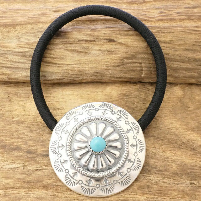 楽天市場】コンチョ ヘアゴム ブレスレットシルバー ターコイズ トルコ