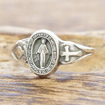 楽天市場】マリア リング メンズ レディースシルバー 925 指輪