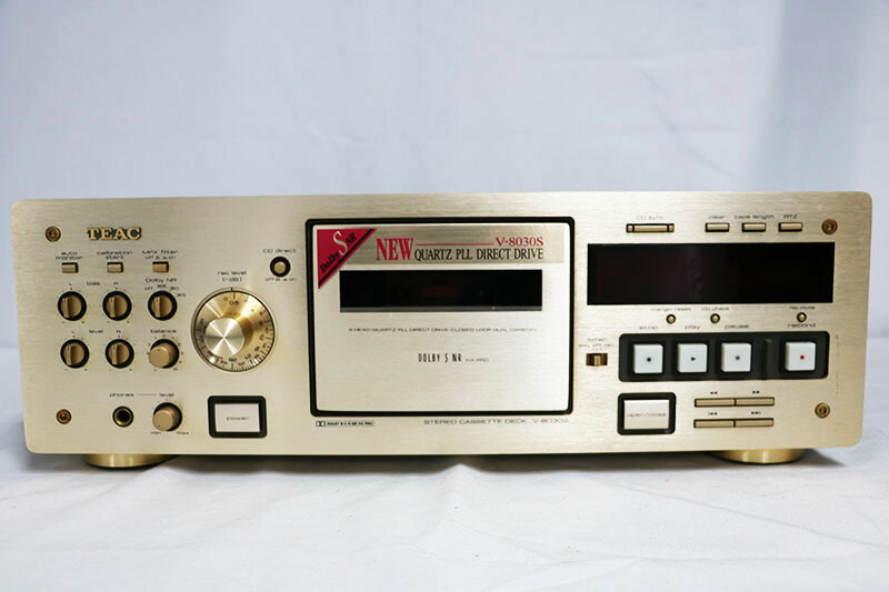 楽天市場】◇TEAC ティアック V-8030S ステレオ カセットデッキ 中古並