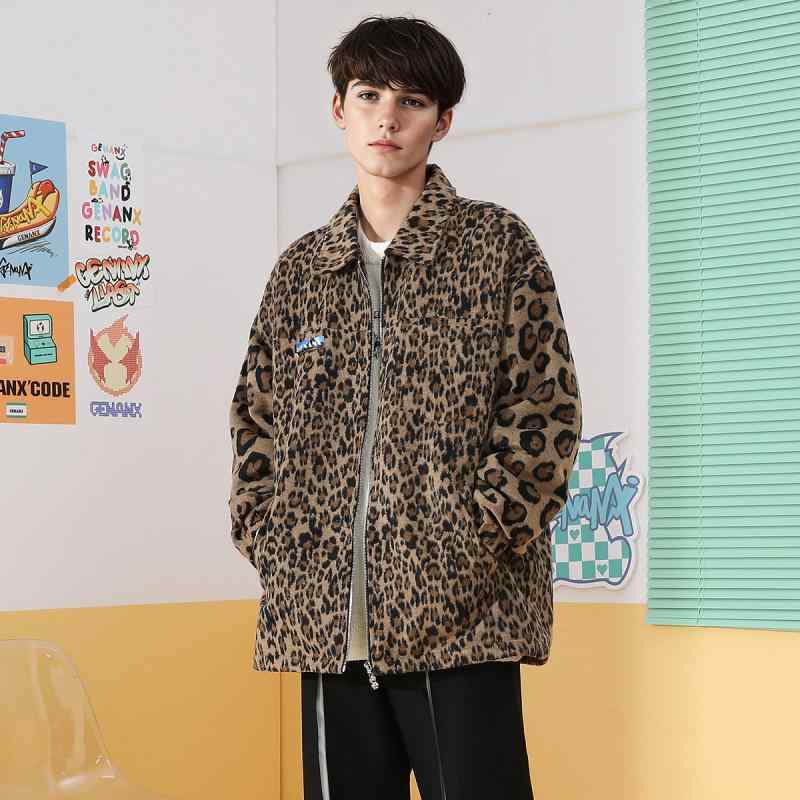 楽天市場】ヒョウ柄 ジャケット メンズ レオパード アウター 大きい