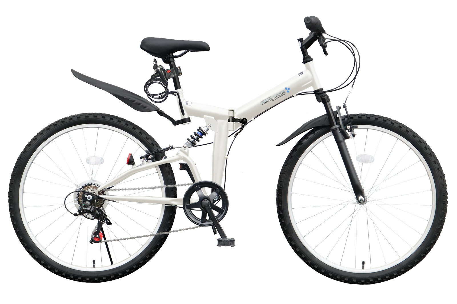 楽天市場】THREE STONE MTB 折りたたみ自転車 折り畳み自転車 26インチ