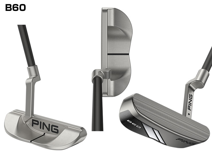 楽天市場】ピン 2024 B60パター PING PP58 グリップ、カーボンシャフト