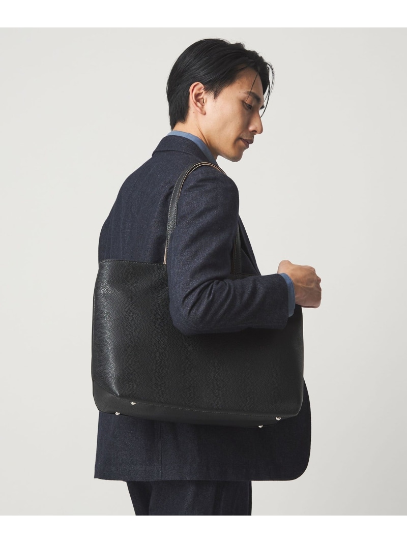 楽天市場】シボ レザーライク ジップ トート バッグ UNITED ARROWS