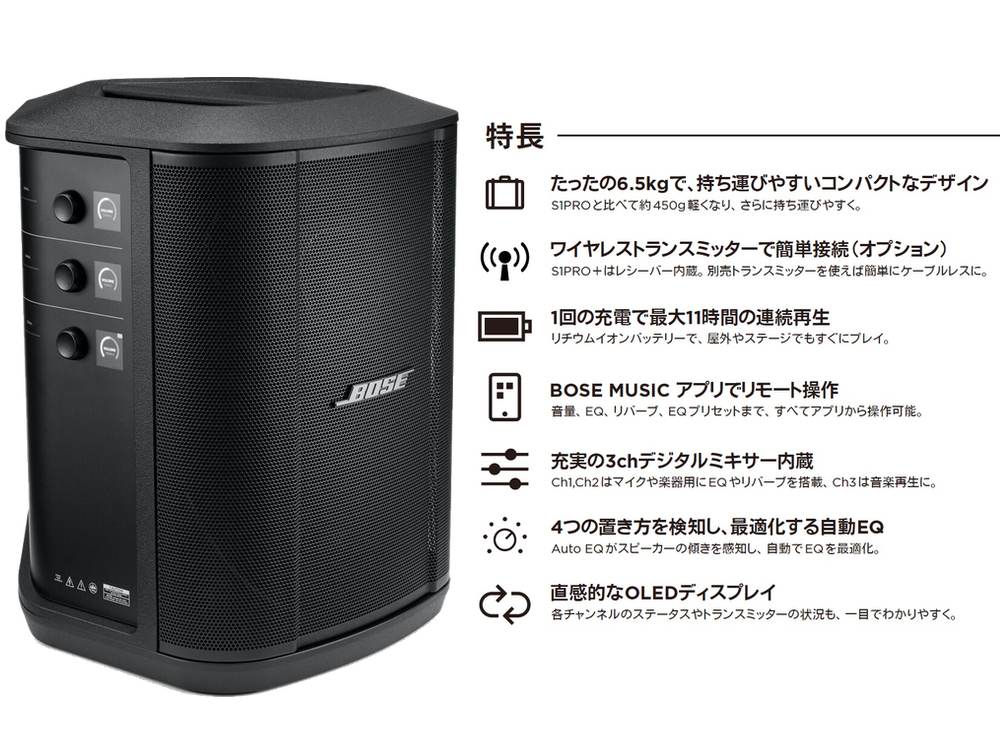 楽天市場】BOSE ボーズ S1 Pro + (プラス) と Backpack と スピーカー