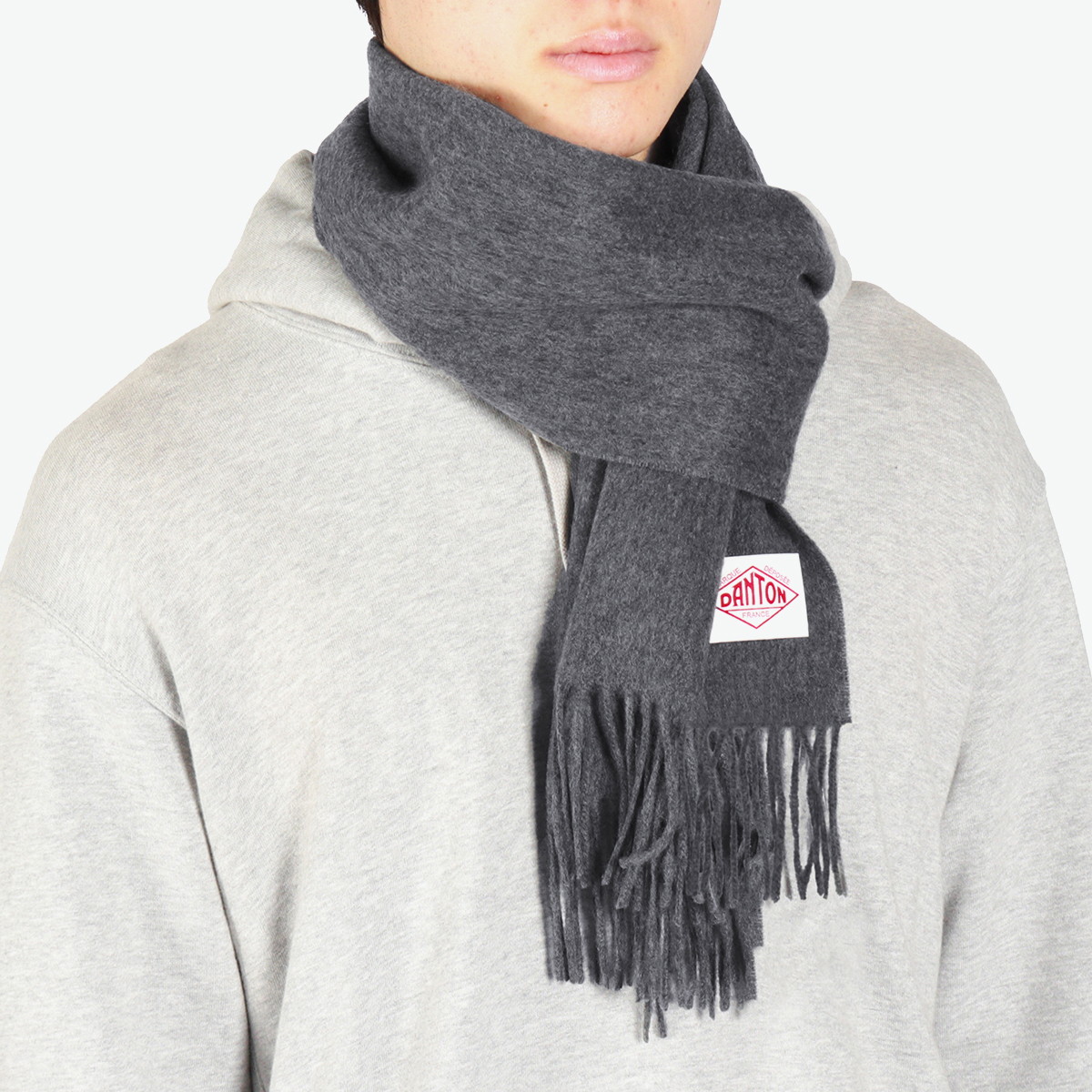 楽天市場】ノベルティ付 ダントン マフラー チェック 無地 レディース