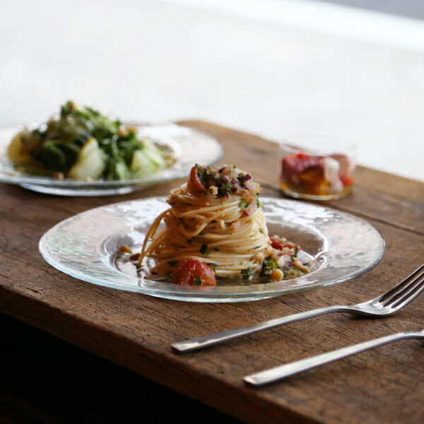 楽天市場】木村硝子店 ヒップ 9インチ リムプレート ガラスプレート