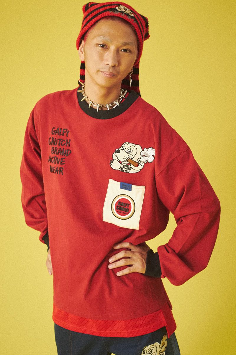 楽天市場】GALFY (ガルフィー) 犬耳ニット帽 RED/BLACK : GEKIROCK