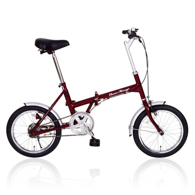 楽天市場】16インチ 折りたたみ自転車 MG-CM16 Classic Mimugo FDB16