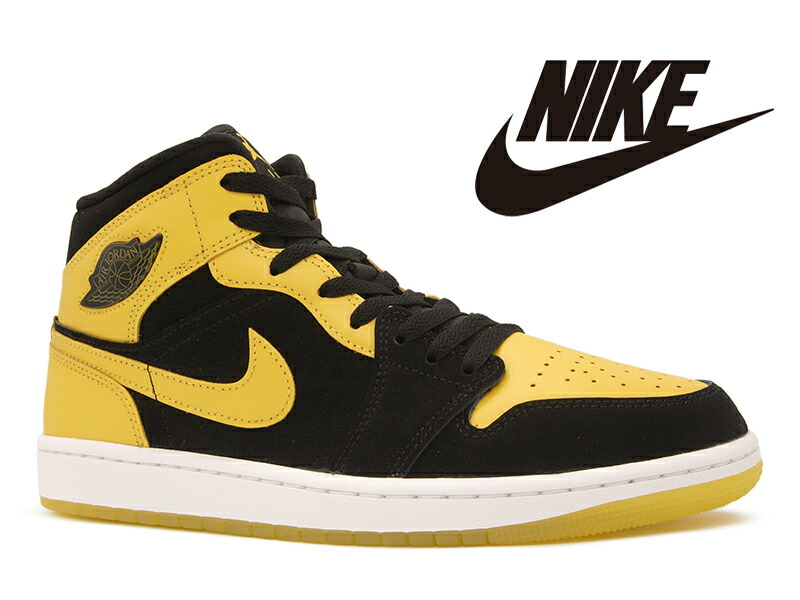 楽天市場】nike air jordan 1 黒黄の通販