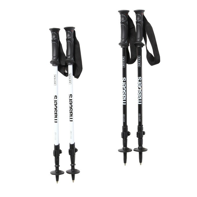 楽天市場】マスターズ MASTERS スキーストック 3段伸縮ポール SEVEN