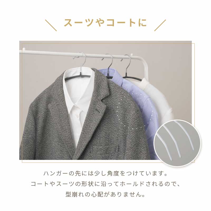 楽天市場】【楽天1位】ハンガー ハンガー 収納 ハンガー すべらない