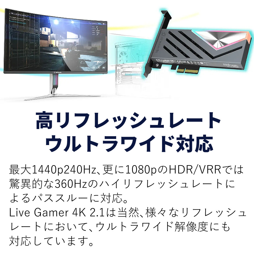 楽天市場】アバーメディア キャプチャーボード LIVE GAMER 4K 2.1