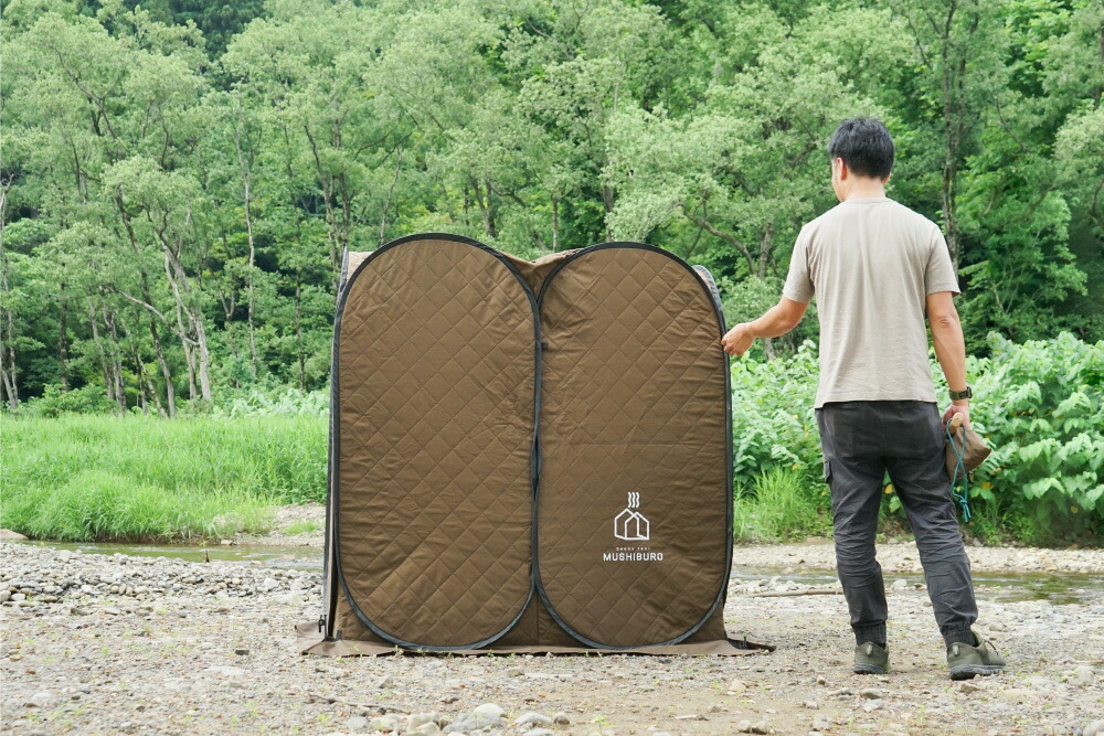 楽天市場】【販売終了】テント サウナ ソロ PLOW MUSHIBURO SOLO