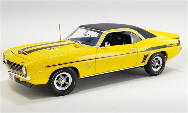 楽天市場】ミニカー 1/18 ACME 1969 カマロ 黄色 アメ車 CHEVROLET