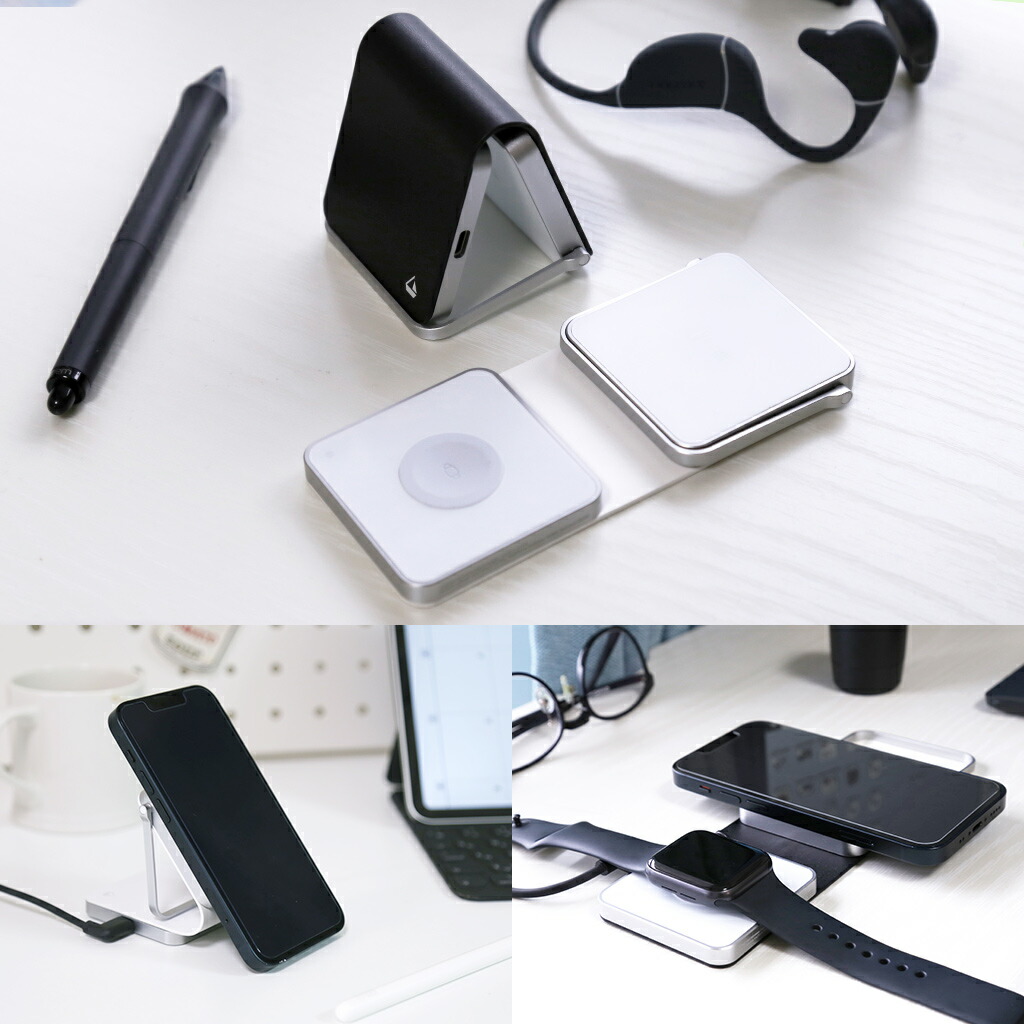 楽天市場】[超軽量コンパクト] Magsafe 充電 2in1 iPhone15 iPhone14