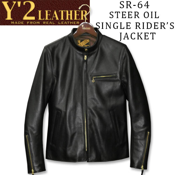 楽天市場】Y'2 LEATHER （ワイツーレザー）STEER OIL SINGLE RIDER'S