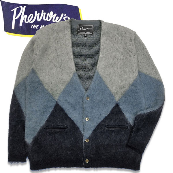 楽天市場】PHERROW'S (フェローズ ）ダイヤ柄モヘアーカーディガン24W