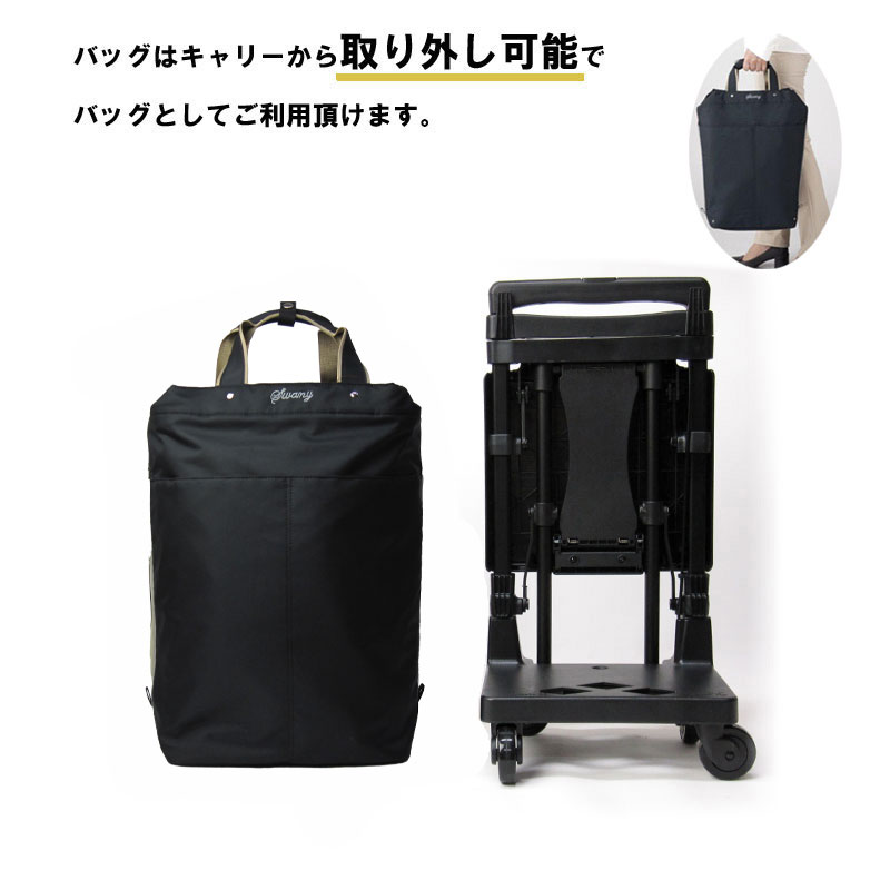 楽天市場】スワニー 正規品 キャリーバッグ プレーネ 座面付き D-639