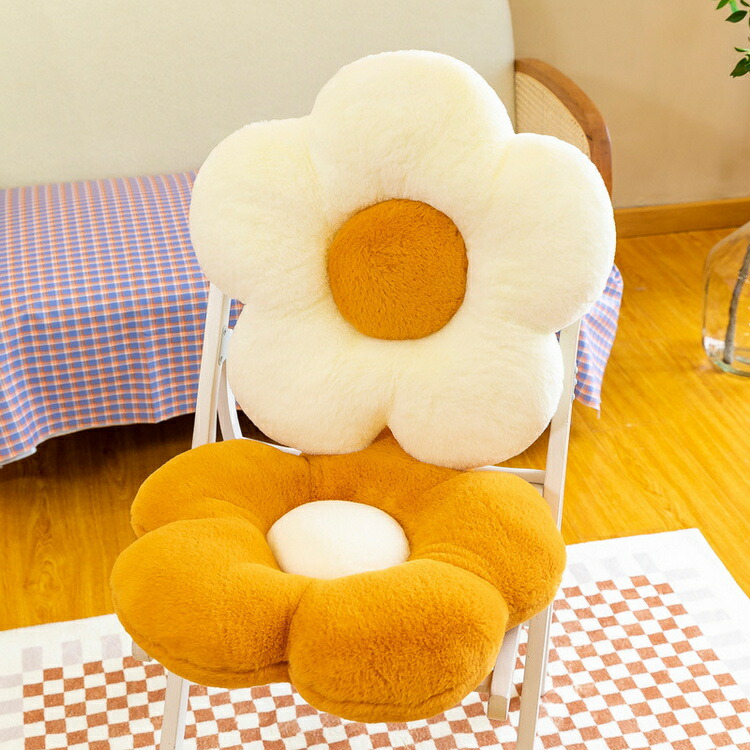 楽天市場】【2枚セット】花柄 クッション フロアクッション 厚手