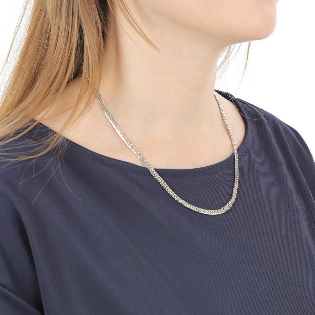 楽天市場】純プラチナ 喜平ネックレス 6面ダブル 30g 50cm メンズ