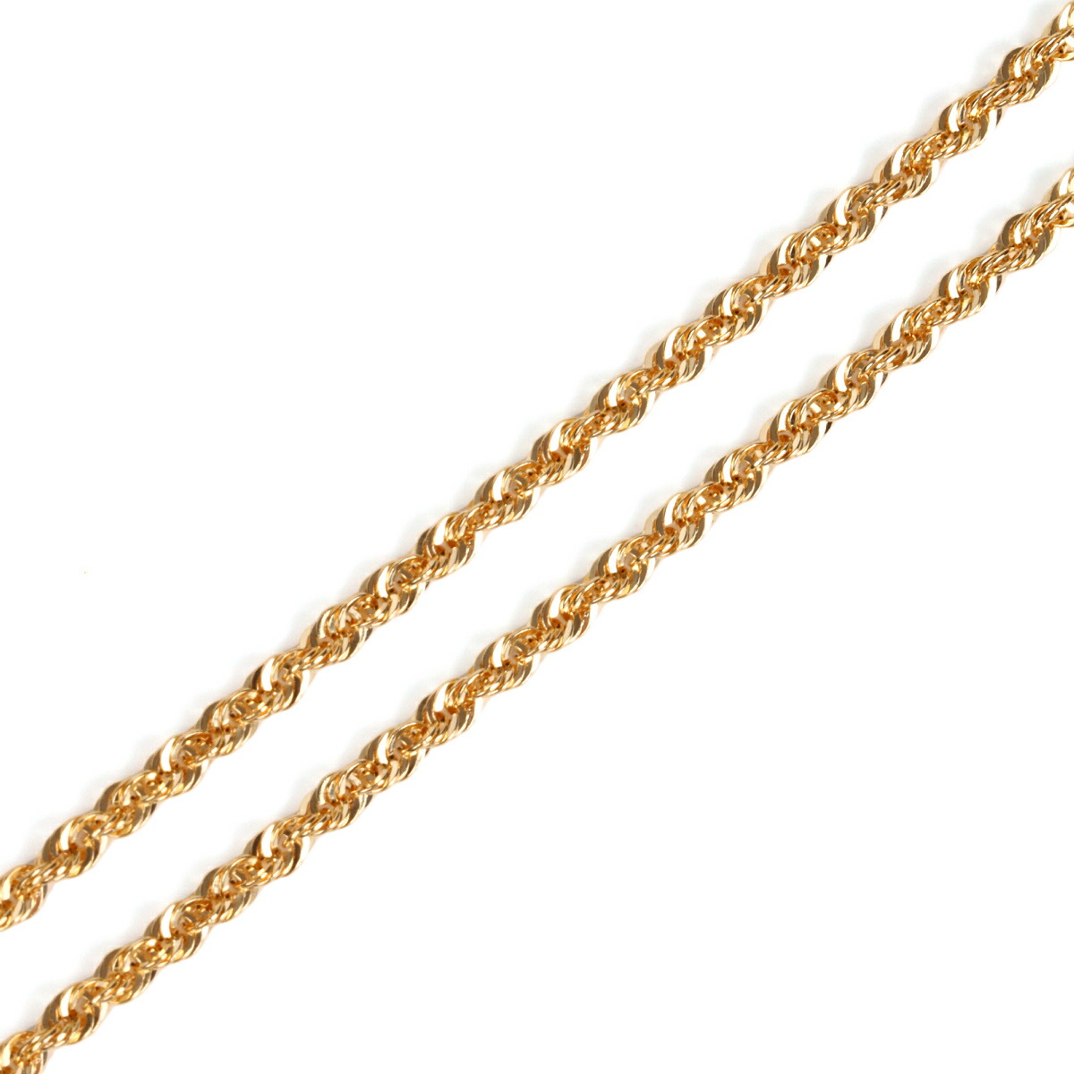 楽天市場】＼楽天ランキング1位／ 18金 アンクレット ロープ チェーン