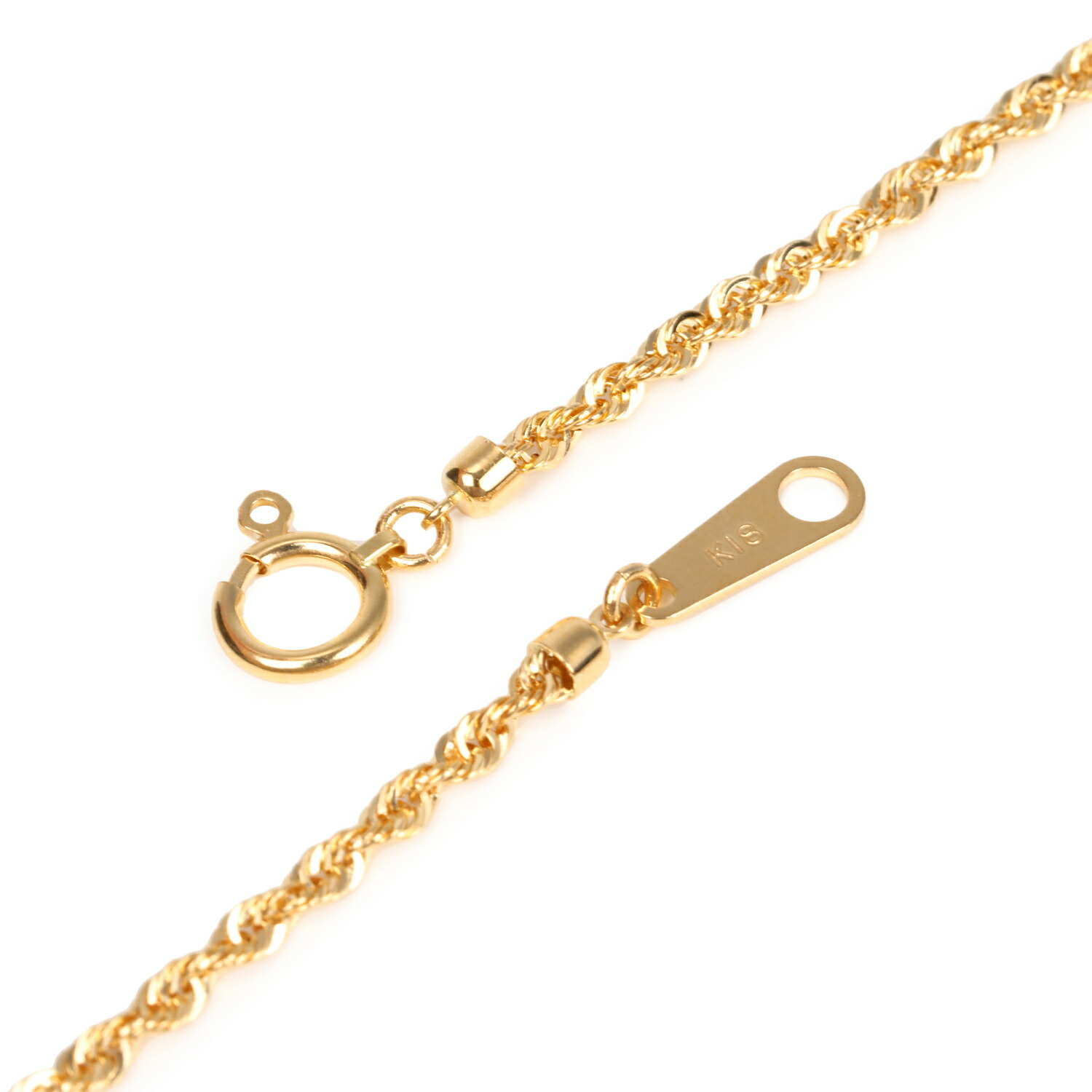 楽天市場】＼楽天ランキング1位／ 18金 アンクレット ロープ チェーン