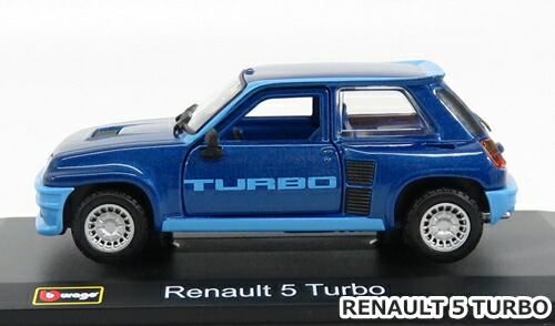 楽天市場】【送料無料】ルノー5 サンク ターボ1/32 Burago ブラーゴ