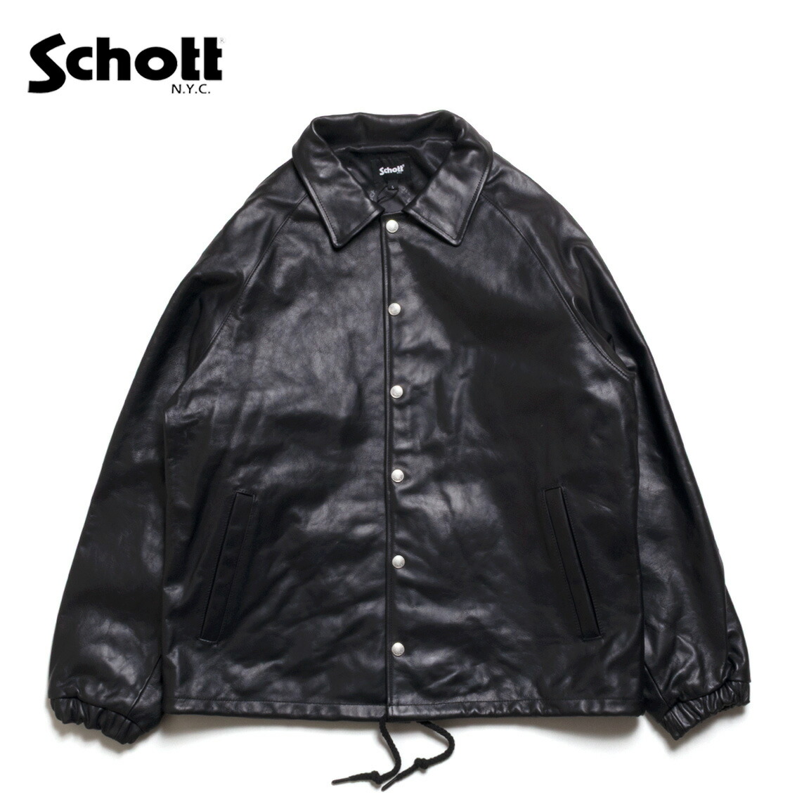 楽天市場】Schott ショット LEATHER COACH JACKET レザーコーチ