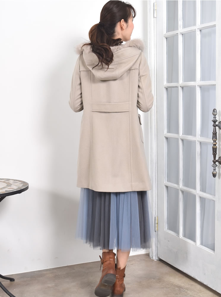 楽天市場】ダッフル コート カシミヤ コート [Merfirge]ウールコート