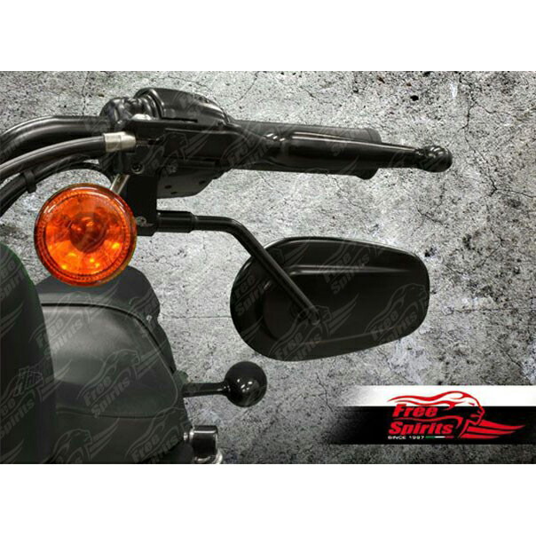 楽天市場】ハーレー用 【Free Spirits】アップサイドダウン・ミラー