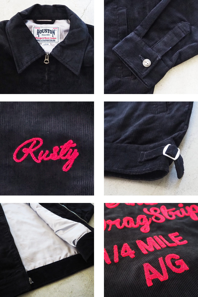 楽天市場】HOUSTON ヒューストン ジャケット CORDUROY EMBROIDERY