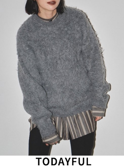 楽天市場】【即日出荷】TODAYFUL トゥデイフル Brashed Crewneck Knit