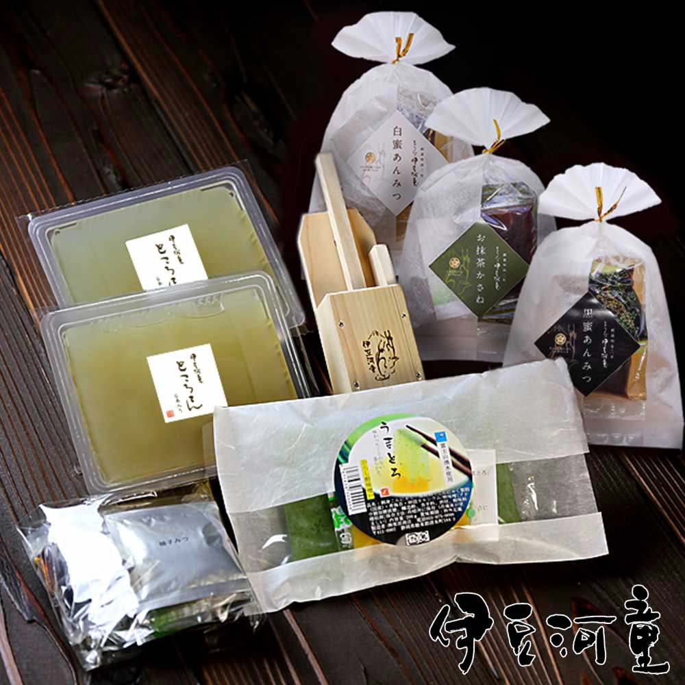 楽天市場】ギフト 湧水セット【ところてん、あんみつ、うまとろ、特製