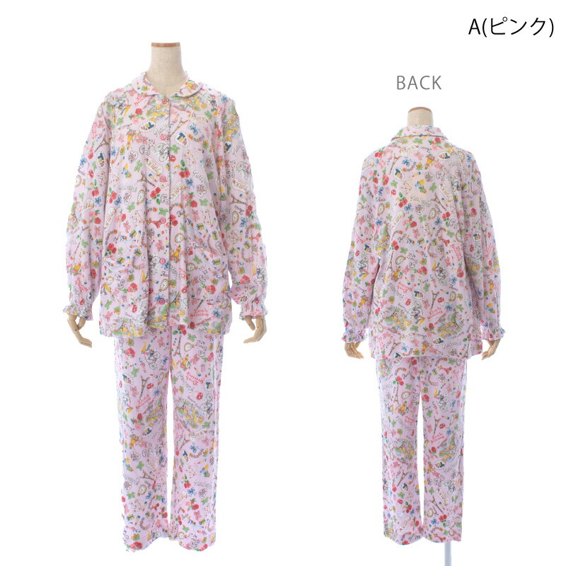 楽天市場】TUNIC チュニック 全開パジャマ 長袖 長ズボン 60接結