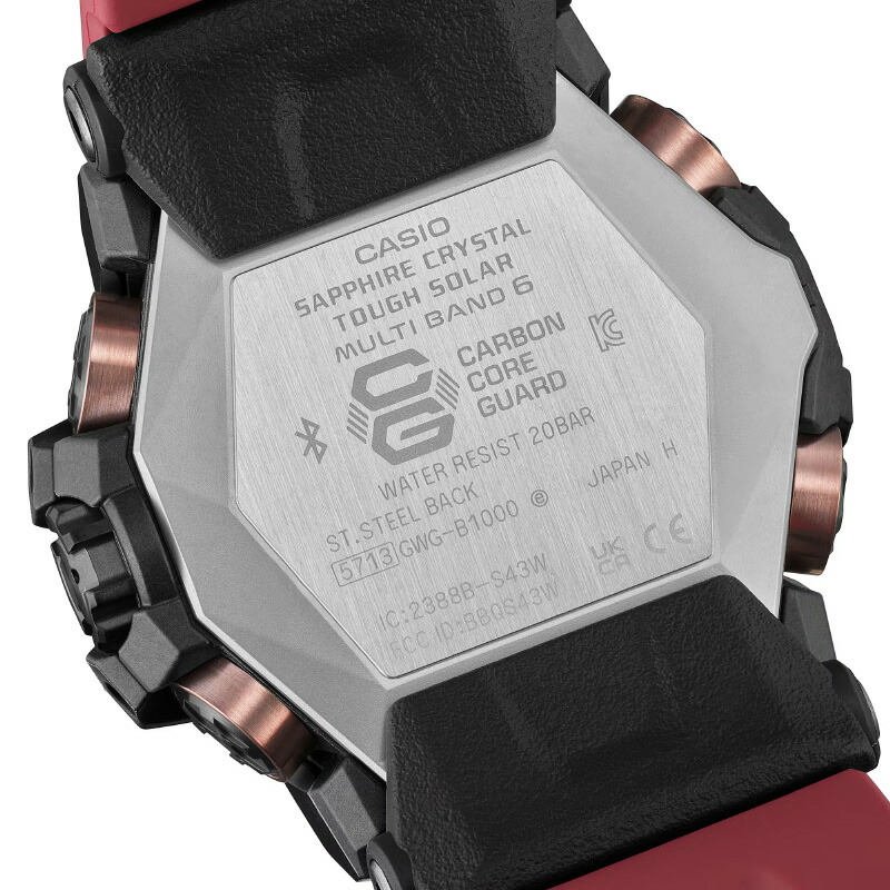 楽天市場】G-SHOCK Gショック 電波 ソーラー GWG-B1000-1A4JF マッド
