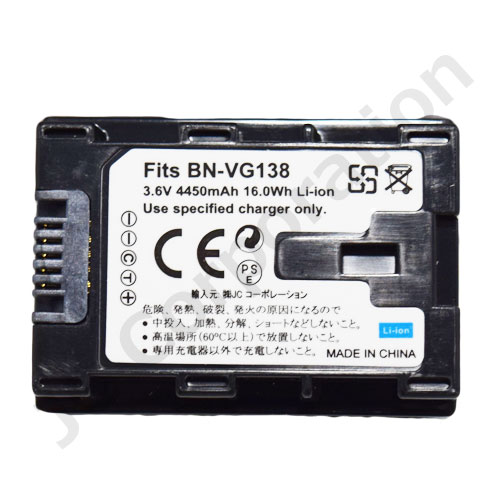 楽天市場】ビクター(JVC) BN-VG129 / BN-VG138 互換バッテリー (VG107