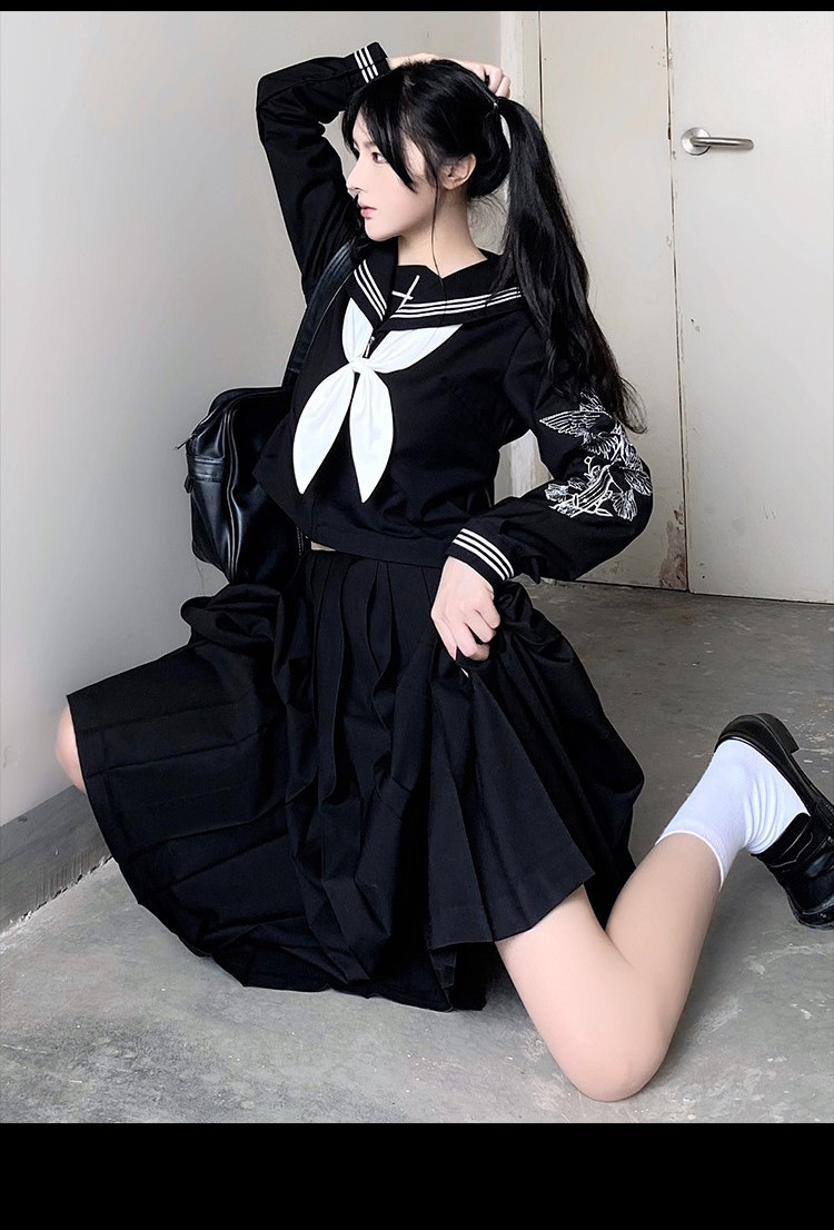 楽天市場】セーラー服 トップス レディース 長袖 長そで 刺しゅう 刺繍