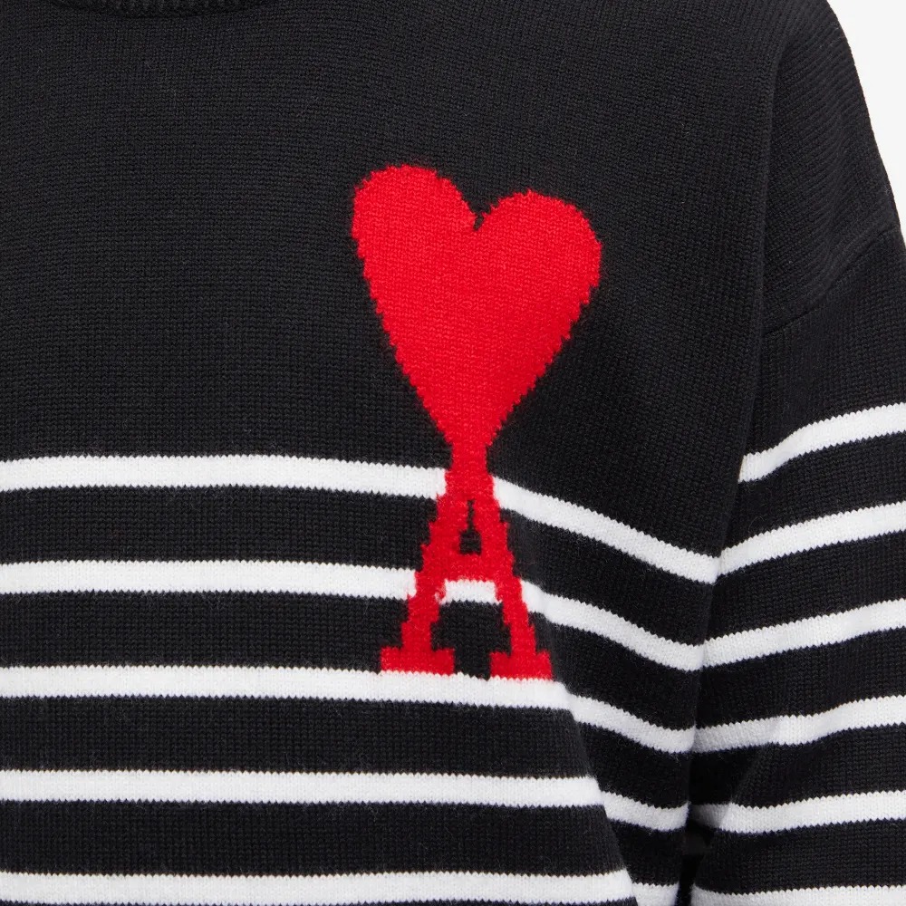 楽天市場】AMI Paris アミ パリス ニット クルーニット ストライプ AMI