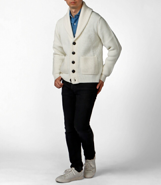 楽天市場】ドルモア/DRUMOHR ニット メンズ ショールカラー ニット