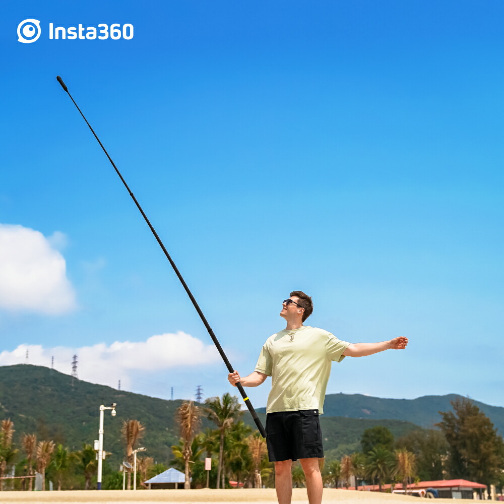 楽天市場】Insta360 300cm超長い見えない自撮り棒|伸縮自在36cmから3m